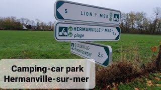 Campingcar park Hermanvillesurmer 🇫🇷 [upl. by Dinse637]