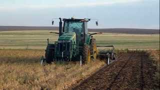 Auto Steer John Deere 8230 pickett bean cutter [upl. by Tewfik379]