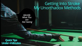 Beginner Tips to Getting in Stroke on the Pool Table [upl. by Nalehp]