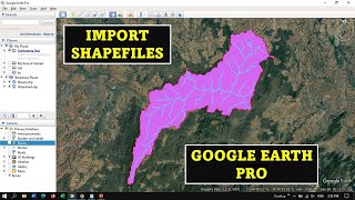 Import shapefile into Google Earth Pro [upl. by Nylave81]