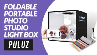 Foldable Portable Photo Studio Light Box by PULUZ [upl. by Thornburg]