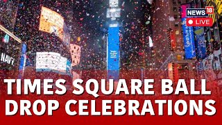 Times Square Live  Watch LIVE The New Year’s Eve 2024 Ball Drop And Festive Performances  N18L [upl. by Bilbe]