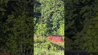 Meeker Southern no 103 and a caboose  taken on 762024  railway train shortlines railfaning [upl. by Lumbard]