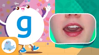 Phonics for Kids 🗣 The g Sound 🦍 Phonics in English 🛵 [upl. by Novelia]