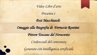 Biografia di Ferruccio Rontini [upl. by Armillda]