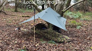 Tarp and Bivy in some local woods [upl. by Tamberg970]