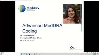 2024 10 31 Advanced MedDRA Coding [upl. by Amitarp]