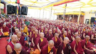 Kagyur transmission giving by HE Sangye nyenpa Rinpoche at benchen monastery rumtekkarmaekhenpo [upl. by Lottie534]