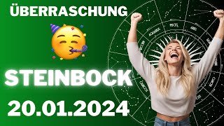 STEINBOCK ♑️⭐️ EINE ÜBERRASCHUNG FÜR DICH 🥰 Horoskop  20Januar 2024 steinbock tarot [upl. by Llehctim669]