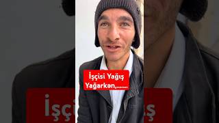 İşçi İşə Gələrkən Yağışa Düşdü Və maraqlivideolar [upl. by Fisa684]