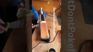 Salix Cricket Bat Refurb cricketbat cricketlover cricketshorts woodworking viratkohli msdhoni [upl. by Ralleigh579]