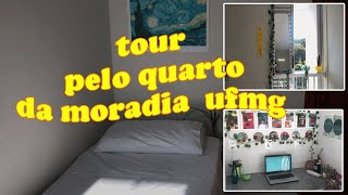 TOUR PELO MEU QUARTO DA MORADIA UFMG [upl. by Rubinstein]