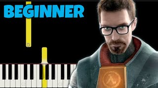 Triage At Dawn HalfLife 2  Easy Piano Tutorial for Beginners [upl. by Einnep]