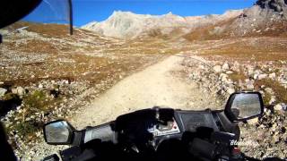 201409 Dal rifugio Scarfiotti al colle Sommeiller in GoldWing [upl. by Welsh]