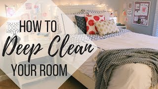 HOW TO CLEAN YOUR ROOM FAST IN 10 STEPS  2018 [upl. by Trocki]