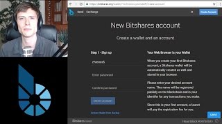 Creating and Securing a Bitshares Wallet [upl. by Chloras343]