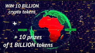 Afrostar WIN 10 BILLION Afrostar crypto tokens  10 prizes of 1 BILLION tokens [upl. by Vange600]