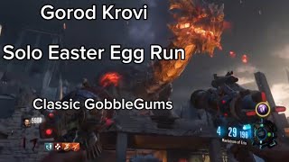 Black Ops 3 ZombiesPS4Gorod Krovi Solo Easter Egg Run [upl. by Ahseid]