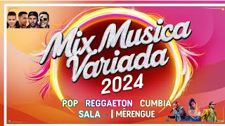 MIX MUSICA VARIADA 2024 ✨LO MÁS ACTUAL  POP REGGAETON CUMBIA SALSA MERENGUE ✨Studio Red Music [upl. by Haskel]