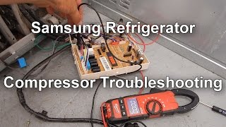 Samsung Refrigerator Not Cooling  Testing the Compressor Relay [upl. by Wolram]