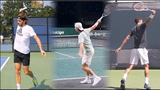 網球反拍 單手反拍（ Tennis One Handed Backhand ）ATP排名前50中僅剩的3位單手反拍的球員 carltennis [upl. by Waring]