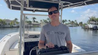 Setting up CMOR Mapping Simrad Map Pak on a boat rigged with Garmin [upl. by Nahgaem]