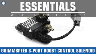 GrimmSpeed 3Port Boost Control Solenoid  Whats in the Box [upl. by Grinnell]