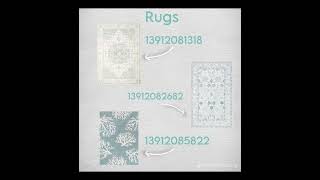 Rug decal codes for bloxburg berryave bloxburg decalcodes [upl. by Adnuhsed432]