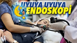 MIŞIL MIŞIL UYUYARAK ENDOSKOPİ TÜM AŞAMALARIYLA ENDOSKOPİ NASIL YAPILIR [upl. by Havard43]