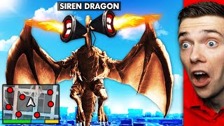 Becoming SIREN HEAD DRAGON To DESTROY GTA 5 Rampage [upl. by Adil659]