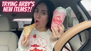 Trying Arby’s NEW Items [upl. by Erleena]