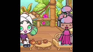 VACATION ON THE ISLAND AVATAR 🏝 tocaboca tocalifeworld avatarworld shorts friends magicboo [upl. by Krystalle837]