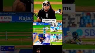 Virat Kohli run out p Ho Gaye yeh sports cricket viral shorts ICC [upl. by Ecnarrat]