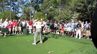 Tiger Woods golf swing with slow motion  2010 Masters [upl. by Pinchas]