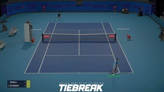 Flavio COBOLLI vs Alex DE MINAUR Wien 24  Gameplay Tiebreak tiebreak [upl. by Baldwin]