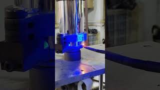 Sainess Steel French Press Welding By Automatic Machine [upl. by Aitropal]