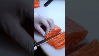 Salmon Fish Cutting Skills tuna seafood [upl. by Aneala]