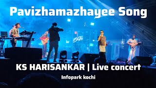 Pavizhamazhaye Song  KS HARISANKAR  Live Concert [upl. by Tlok]