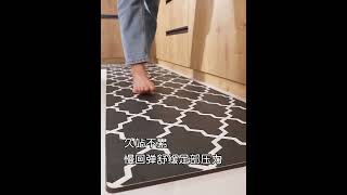 Custom Printed Design Washable Pvc Floor Mat Non Slip Rug Waterproof Kitchen Mat [upl. by Adrial]