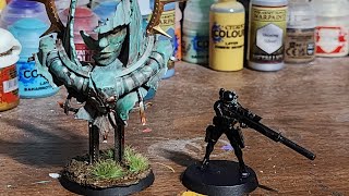 Warhammer 40k Vindicare Assassin Operative Umbralsix  Brady Paints [upl. by Eruot]