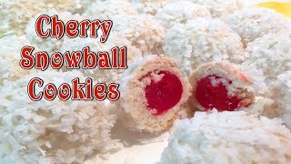 Cherry Snowball Cookies [upl. by Rivers]