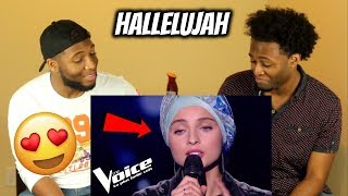 Leonard Cohen  Hallelujah  Mennel Ibtissem  The Voice France 2018  Blind Audition REACTION [upl. by Luhem]