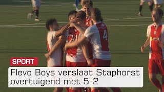 Flevo Boys domineert Staphorst na prachtige goal Dijkman voor rust  Omroep Flevoland [upl. by Etoile]