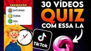 como fazer video de quiz para tiktok [upl. by Aymahs188]