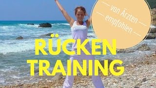 Professionelle Rückengymnastik  Rückentraining für zuhause [upl. by Eladnek]