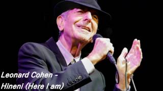 Leonard Cohen amp Yossele Rosenblatt  Hineni [upl. by Abbey284]