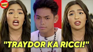 Andrea Brillantes tinawag na TRAYDÓR ang ex na si Ricci Rivero NEW [upl. by Medina720]