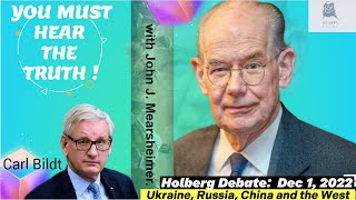 John Mearsheimer and Carl Bildt Ukraine Russia China and the West [upl. by Letty]