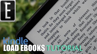 How to load ebooks on the Kindle ereader 2022  Tutorial [upl. by Grane749]