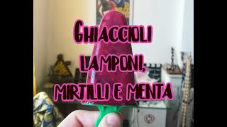 Ghiaccioli lamponi mirtilli e menta facilissimi [upl. by Adne]